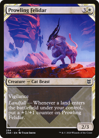Prowling Felidar (Showcase) [Zendikar Rising] - The Mythic Store | 24h Order Processing