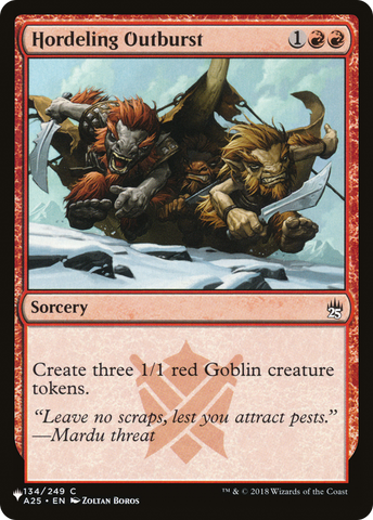 Hordeling Outburst [The List] - The Mythic Store | 24h Order Processing