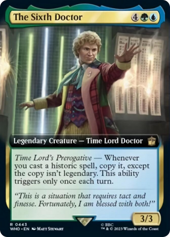 The Sixth Doctor (Extended Art) [Doctor Who] - The Mythic Store | 24h Order Processing