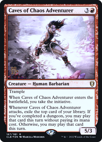 Caves of Chaos Adventurer [Commander Legends: Battle for Baldur's Gate Prerelease Promos] - The Mythic Store | 24h Order Processing
