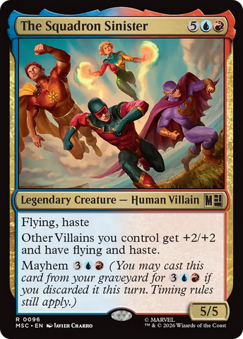 The Squadron Sinister (Surge Foil) [Marvel Super Heroes Commander] - The Mythic Store | 24h Order Processing