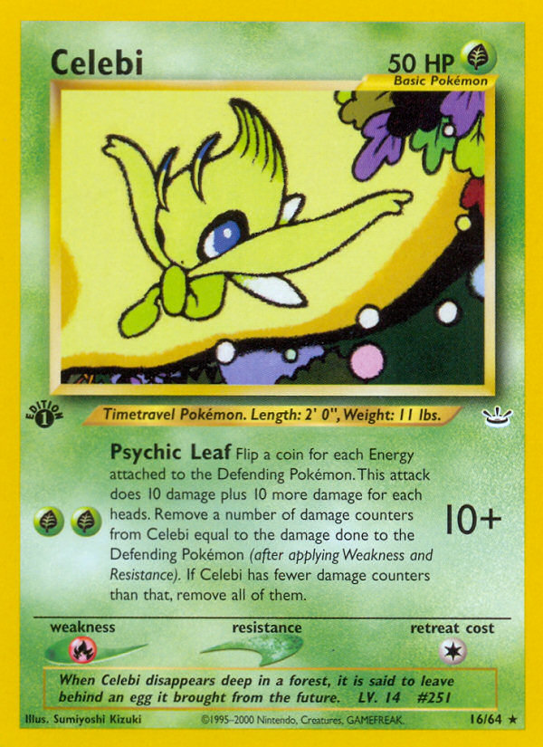 Celebi (16/64) [Neo Revelation 1st Edition] - The Mythic Store | 24h Order Processing