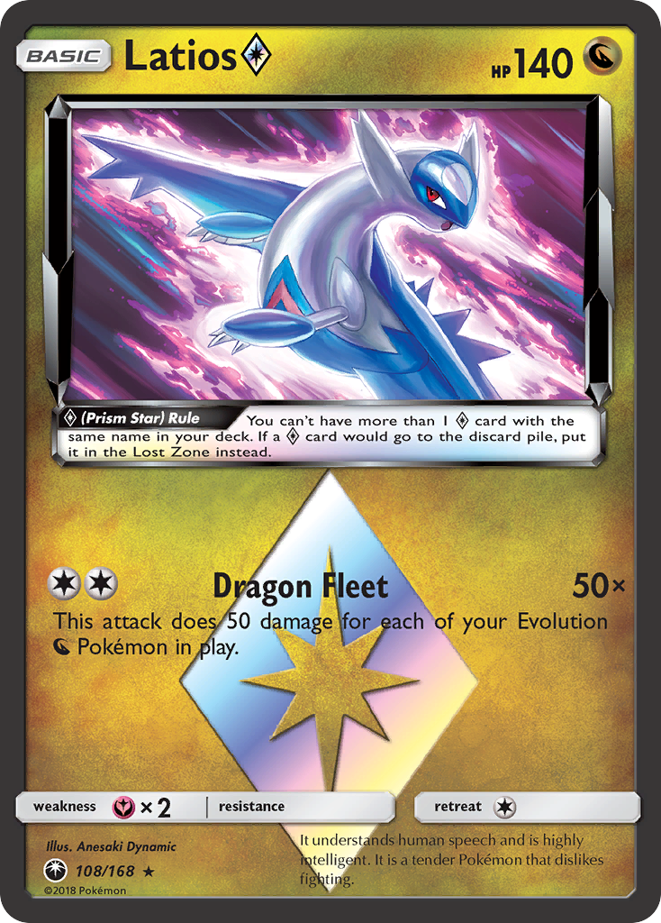 Latios (108/168) (Prism Star) [Sun & Moon: Celestial Storm] - The Mythic Store | 24h Order Processing