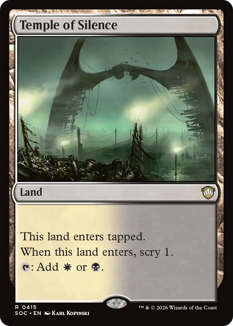 Temple of Silence [Secrets of Strixhaven Commander] - The Mythic Store | 24h Order Processing