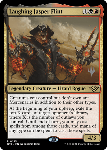 Laughing Jasper Flint (Promo Pack) [Outlaws of Thunder Junction Promos] - The Mythic Store | 24h Order Processing