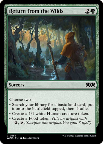 Return from the Wilds [Wilds of Eldraine] - The Mythic Store | 24h Order Processing