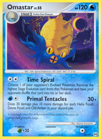 Omastar (23/99) [Platinum: Arceus] - The Mythic Store | 24h Order Processing