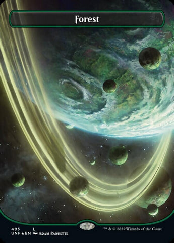 Forest (495) (Orbital Space-ic Land) (Galaxy Foil) [Unfinity] - The Mythic Store | 24h Order Processing