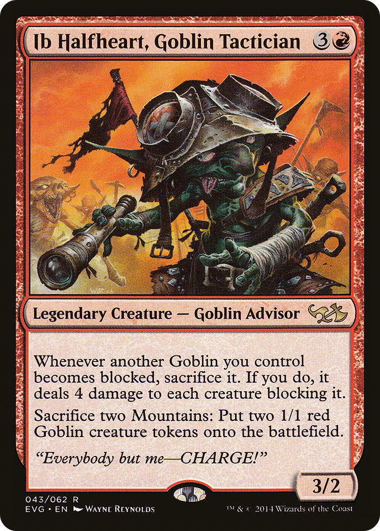 Ib Halfheart, Goblin Tactician (Elves vs. Goblins) [Duel Decks Anthology] - The Mythic Store | 24h Order Processing