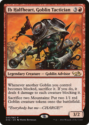Ib Halfheart, Goblin Tactician (Elves vs. Goblins) [Duel Decks Anthology] - The Mythic Store | 24h Order Processing