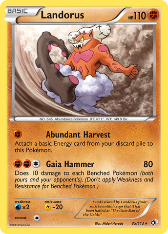 Landorus (85/113) [Black & White: Legendary Treasures] - The Mythic Store | 24h Order Processing