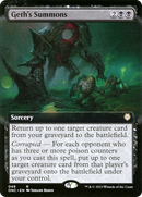 Geth's Summons (Extended Art) [Phyrexia: All Will Be One Commander] - The Mythic Store | 24h Order Processing