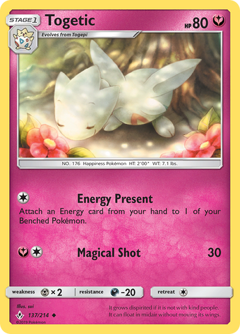 Togetic (137/214) [Sun & Moon: Unbroken Bonds] - The Mythic Store | 24h Order Processing