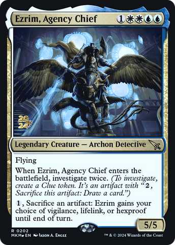 Ezrim, Agency Chief [Murders at Karlov Manor Prerelease Promos] - The Mythic Store | 24h Order Processing