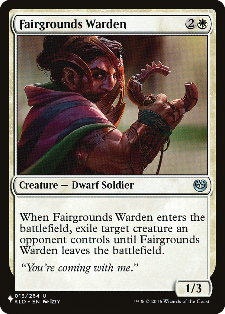 Fairgrounds Warden [The List Reprints] - The Mythic Store | 24h Order Processing