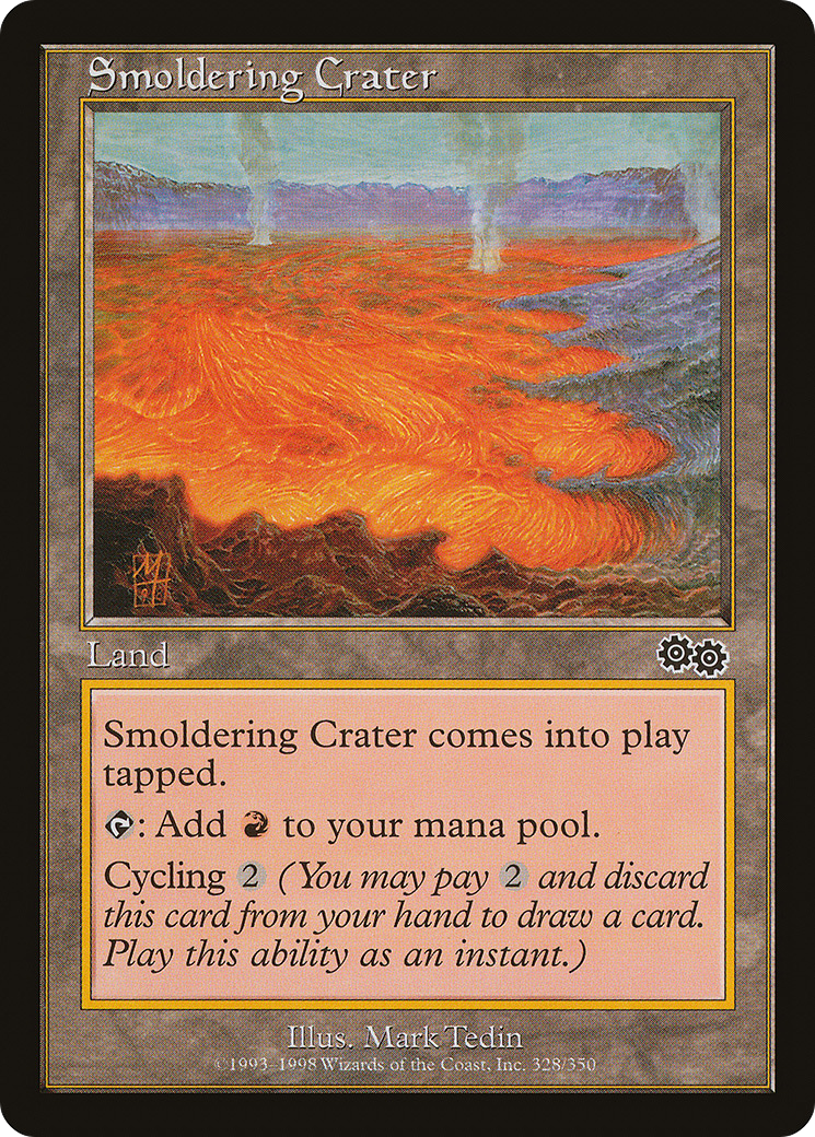 Smoldering Crater [Urza's Saga] - The Mythic Store | 24h Order Processing