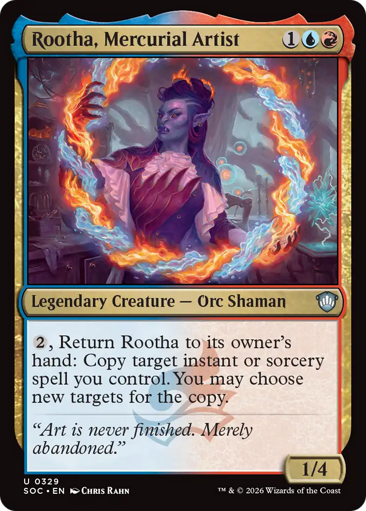 Rootha, Mercurial Artist [Secrets of Strixhaven Commander] - The Mythic Store | 24h Order Processing