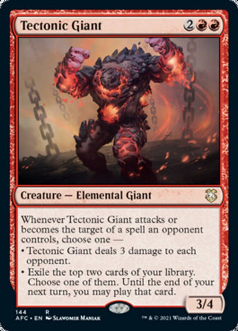 Tectonic Giant [Dungeons & Dragons: Adventures in the Forgotten Realms Commander] - The Mythic Store | 24h Order Processing