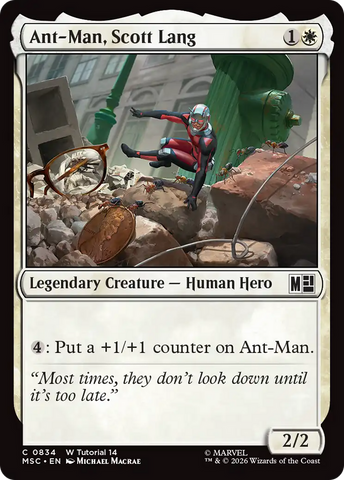 Ant-Man, Scott Lang [Marvel Super Heroes Commander] - The Mythic Store | 24h Order Processing