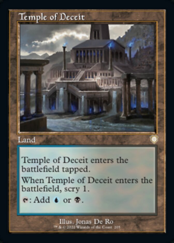 Temple of Deceit (Retro) [The Brothers' War Commander] - The Mythic Store | 24h Order Processing