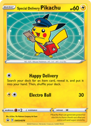Special Delivery Pikachu (SWSH074) [Sword & Shield: Black Star Promos] - The Mythic Store | 24h Order Processing