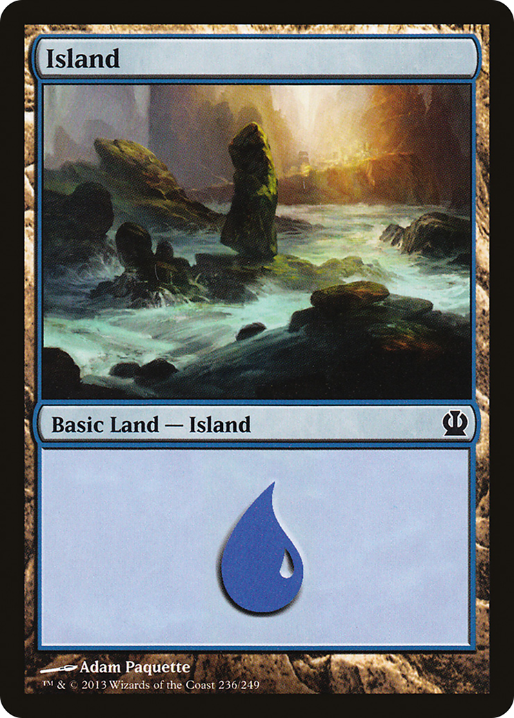 Island (236) [Theros] - The Mythic Store | 24h Order Processing