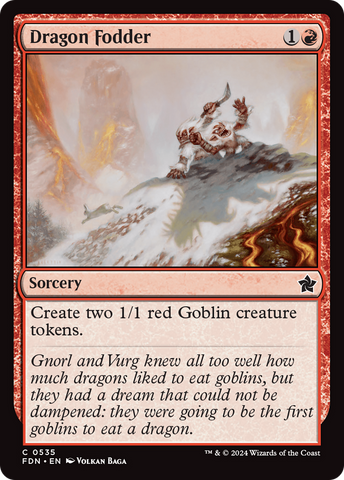 Dragon Fodder [Foundations] - The Mythic Store | 24h Order Processing