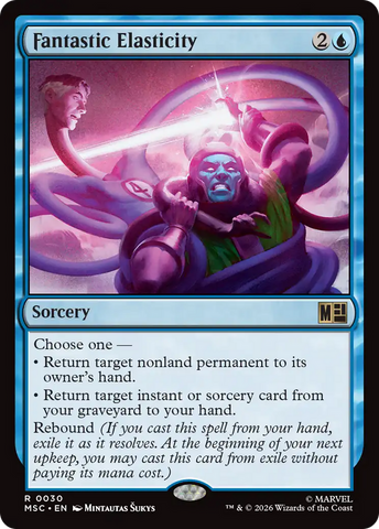 Fantastic Elasticity (Surge Foil) [Marvel Super Heroes Commander] - The Mythic Store | 24h Order Processing