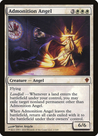 Admonition Angel [Worldwake] - The Mythic Store | 24h Order Processing