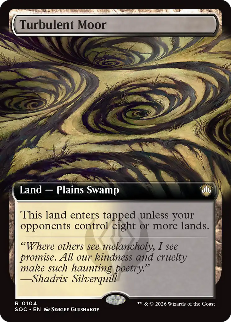 Turbulent Moor (Extended Art) [Secrets of Strixhaven Commander] - The Mythic Store | 24h Order Processing