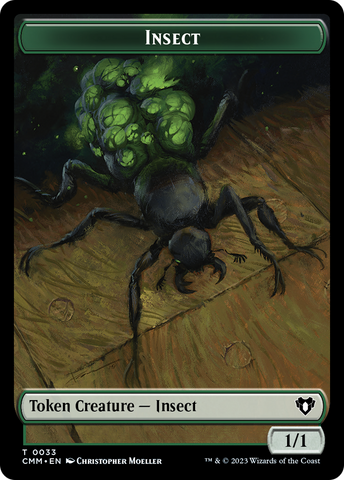 Insect Token [Commander Masters Tokens] - The Mythic Store | 24h Order Processing