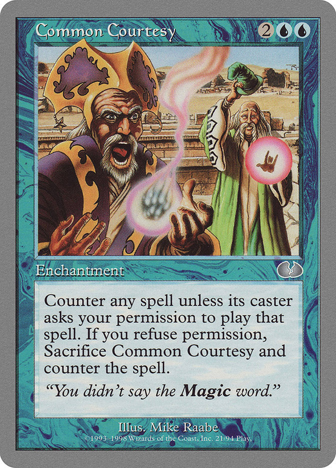 Common Courtesy [Unglued] - The Mythic Store | 24h Order Processing