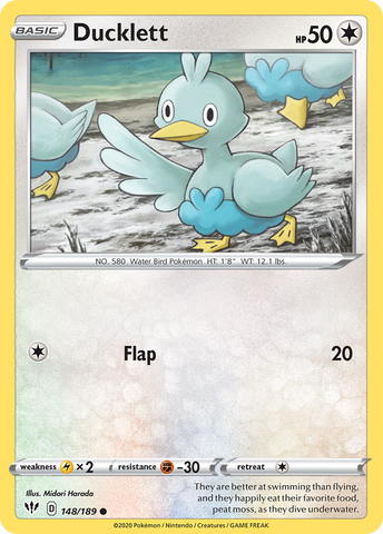 Ducklett (148/189) [Sword & Shield: Darkness Ablaze] - The Mythic Store | 24h Order Processing