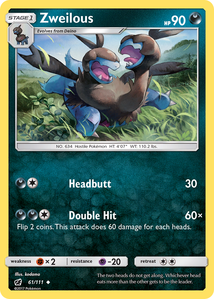 Zweilous (61/111) [Sun & Moon: Crimson Invasion] - The Mythic Store | 24h Order Processing