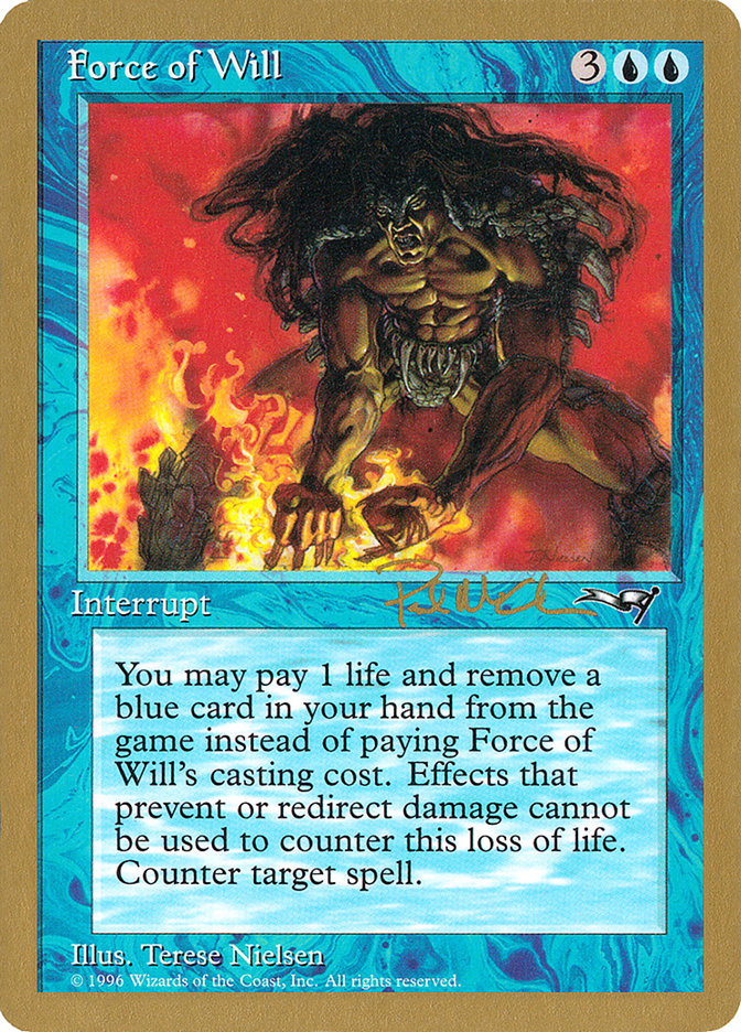 Force of Will (Paul McCabe) [World Championship Decks 1997] - The Mythic Store | 24h Order Processing