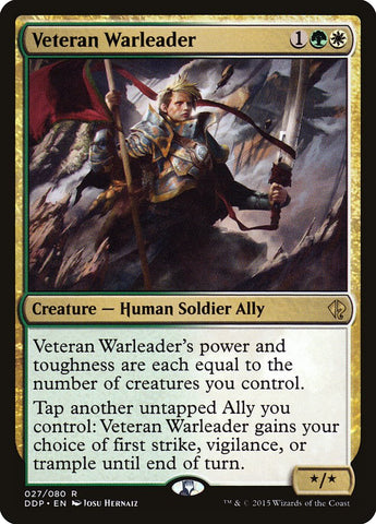 Veteran Warleader [Duel Decks: Zendikar vs. Eldrazi] - The Mythic Store | 24h Order Processing