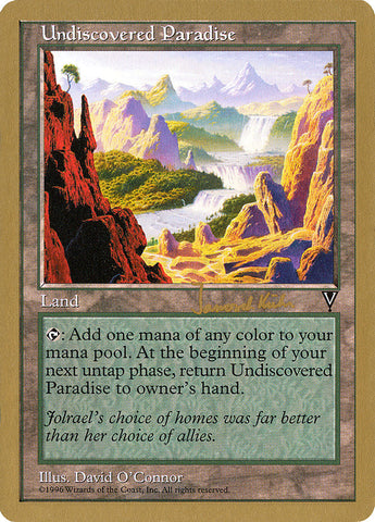 Undiscovered Paradise (Janosch Kuhn) [World Championship Decks 1997] - The Mythic Store | 24h Order Processing