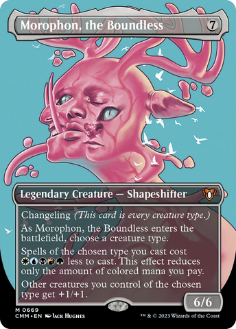 Morophon, the Boundless (Borderless Profile) [Commander Masters] - The Mythic Store | 24h Order Processing