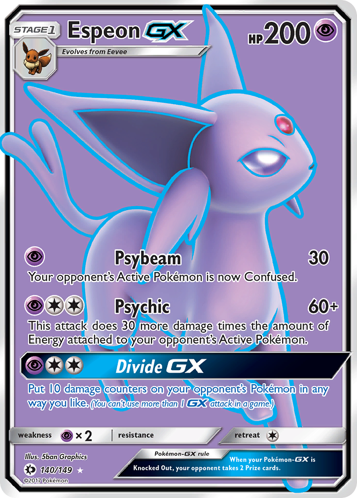 Espeon GX (140/149) [Sun & Moon: Base Set] - The Mythic Store | 24h Order Processing