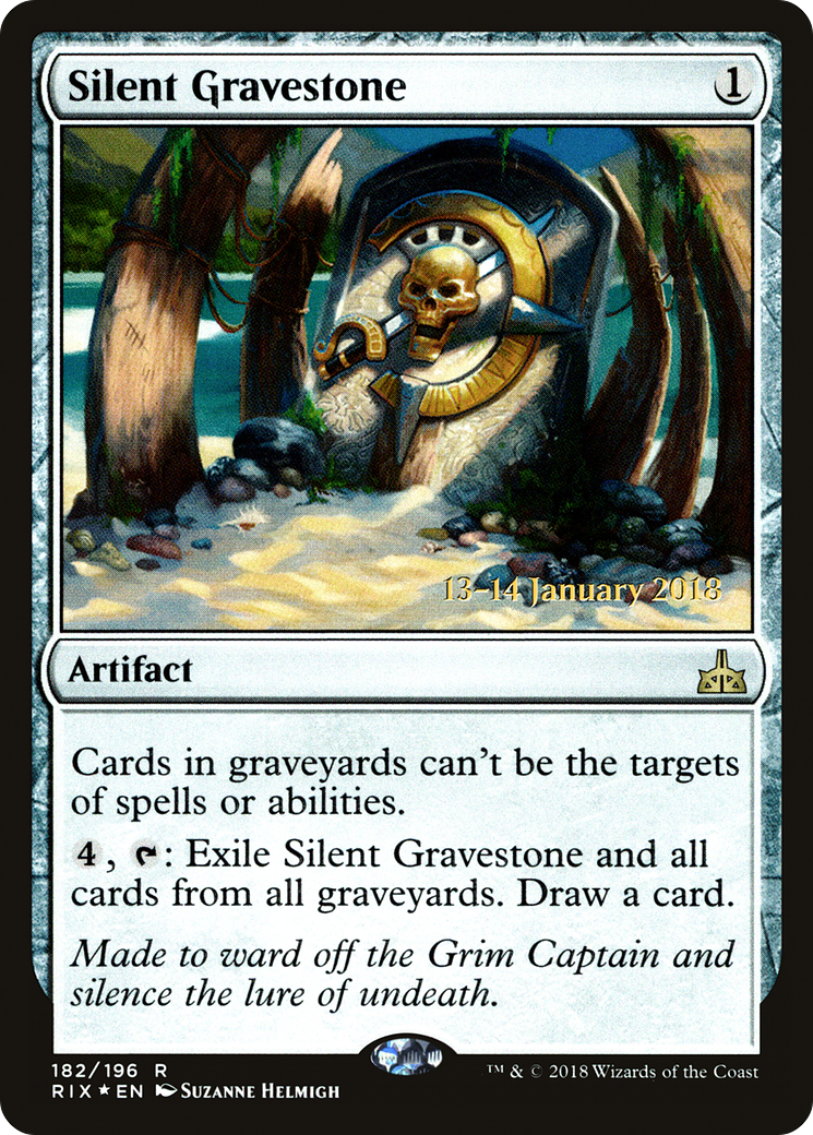 Silent Gravestone [Rivals of Ixalan Prerelease Promos] - The Mythic Store | 24h Order Processing