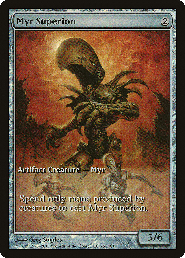 Myr Superion (Game Day) (Extended Art) [New Phyrexia Promos] - The Mythic Store | 24h Order Processing