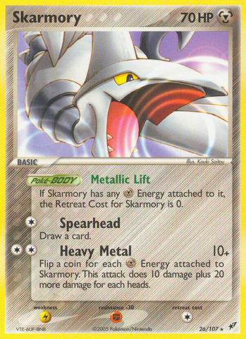 Skarmory (26/107) [EX: Deoxys] - The Mythic Store | 24h Order Processing