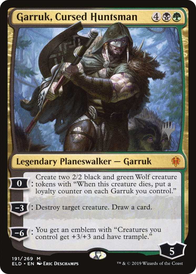 Garruk, Cursed Huntsman (Promo Pack) [Throne of Eldraine Promos] - The Mythic Store | 24h Order Processing