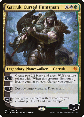 Garruk, Cursed Huntsman (Promo Pack) [Throne of Eldraine Promos] - The Mythic Store | 24h Order Processing