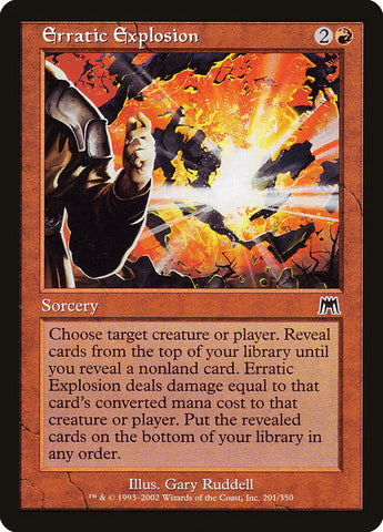 Erratic Explosion [Onslaught] - The Mythic Store | 24h Order Processing
