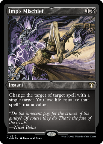 Imp's Mischief (Foil Etched) [Commander Masters] - The Mythic Store | 24h Order Processing