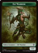 Elf Warrior (0004) // Plant (0005) Double-Sided Token [Lorwyn Eclipsed Tokens] - The Mythic Store | 24h Order Processing