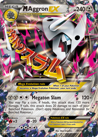 M Aggron EX (94/160) [XY: Primal Clash] - The Mythic Store | 24h Order Processing