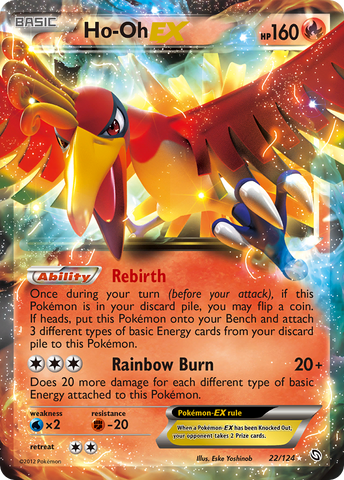 Ho-Oh EX (22/124) [Black & White: Dragons Exalted] - The Mythic Store | 24h Order Processing