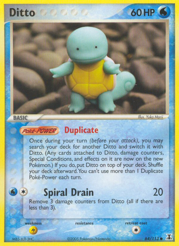 Ditto (64/113) [EX: Delta Species] - The Mythic Store | 24h Order Processing